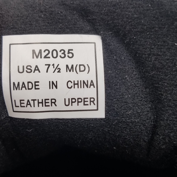 Propet Stability Walker Black Leather Sneaker Shoe 7.5 Men - Picture 8 of 8